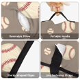 thumbnail image 6 of Baseballs and Small Balls Taupe Pattern Teens Toddler Nap Mat with Pillow, Sleeping Mat Bag for Preschool Daycare 60"x20", 6 of 6