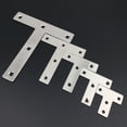 thumbnail image 2 of Shisuyan T Type Joining Plate Connector Silver 20Pcs 3.14X3.14X0.04Inch, 2 of 9