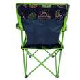 thumbnail image 4 of Ozark Trail Camping Chair, Neon Green and Blue, 4 of 5