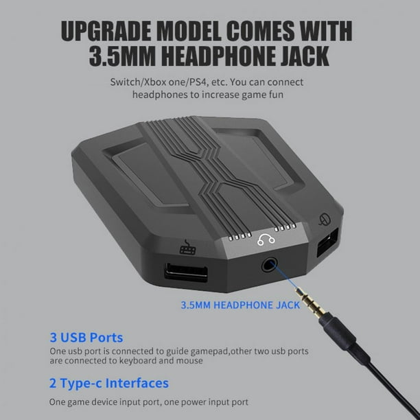 Keyboard And Mouse Adapter For Nintendo Switch Xbox One Ps5 Ps4 Ps3 Ps4 Keyboard Adapter Xbox Keyboard Adapter Perfect For Games Like Fps Tps Rts Etc Walmart Com Walmart Com