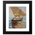 thumbnail image 2 of Joaquín Sorolla 15x18 Black Modern Framed Museum Art Print Titled - Road of Fishing. Valencia (Setting Out to Sea. Valencia) (1908), 2 of 5