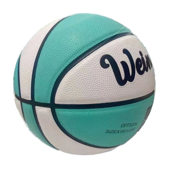 Eigraketly Baloncesto de entrenamiento antideslizante de PVC para jugadores de todos los niveles Adecuado para jugadores de todos los niveles Deportes y aire libre Verde blanco
