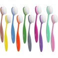 thumbnail image 1 of 10 Color Professional Oval Ink Blending Brushes for Card Making, Crafting, and Paper Projects,Brush Head Diameter 0.86", 1 of 7