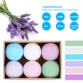 thumbnail image 3 of 6 piezas de bombas de baño orgánicas bolas de sales hechas a mano SPA aceite esencial para alivia Irfora  Bola de sales, 3 of 7