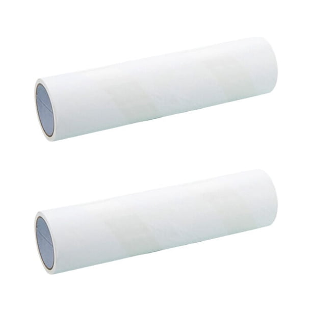 2 piezas de papel de repuesto para rodillo quitapelusas, papel para rodillo de pelo, papel adhesivo sustituto de rodillo