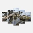 thumbnail image 2 of Rocky North Ireland Seashore - Uvre d'Art Moderne sur Toile, 2 of 3