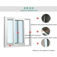 thumbnail image 2 of 5M Home Brush Tape Gadgets Door and window seal Sealing Strip Self Adhesive Pile Weatherstrip SILVER GREY 9X5MM, 2 of 8