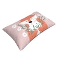thumbnail image 3 of YFYANG Super Soft Rectangular Plush Cushion Cover (Without Pillow Insert), Cartoon Fox Comfort and Non-Pilling Hidden Zip Bedroom Sofa Pillowcases, 14"x20", 3 of 9
