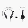 thumbnail image 4 of Auriculares Estéreo para Centro de Llamadas con Micrófono con Cancelación de Ruido para Zoom Skype Office Call Center Home Podcast, 4 of 5