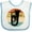 White and Blue, variant on Inktastic Tuba Music Retro Sunset Silhouette Boys or Girls Baby Bib