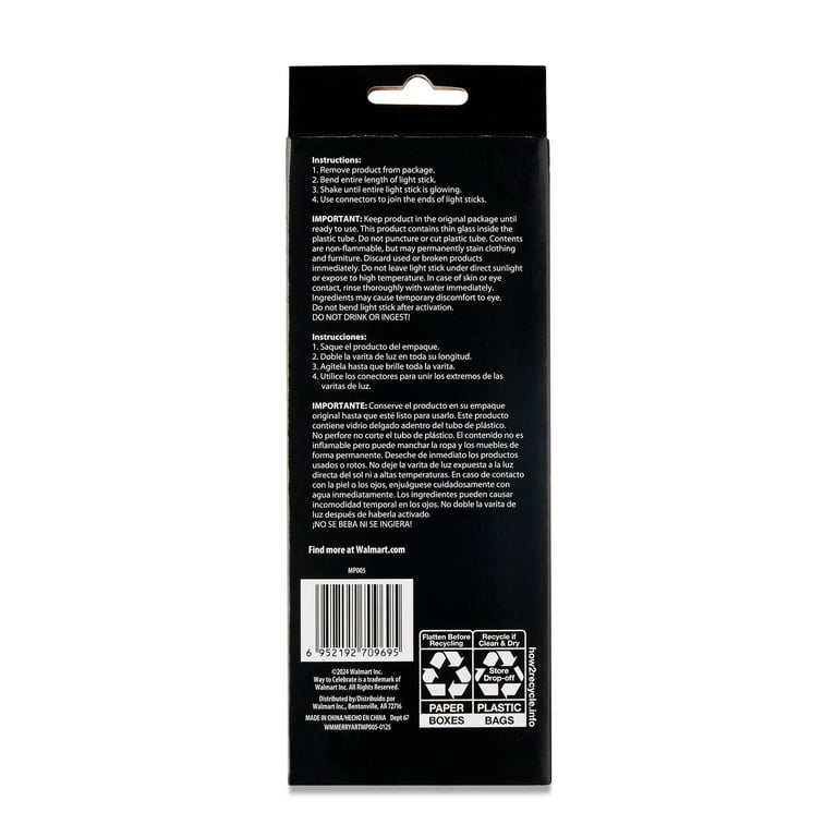 Way To Celebrate Multicolor Glow Bracelets, 50 Count photo 4