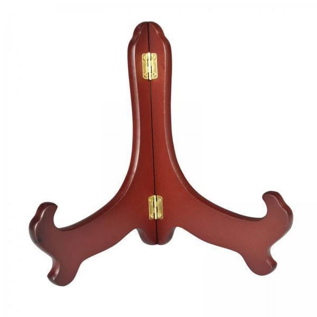 4xPlaca Plegable De Madera Caballete De Exhibición Soporte Para Fotos Se Adapta A 4 "a 14" # 1 Sunnimix Soporte de exhibición plegable de madera