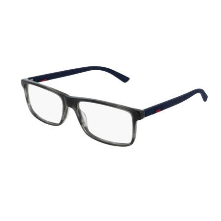 Gucci GG0424O 003 Eyeglasses Havana Grey Blue Frame 56mm - Walmart.com