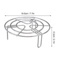 thumbnail image 2 of 2Pcs Round Cooling Racks for Cooking and Baking,Stainless Steel Steamers Shelf,High Temperature Resistance, Easy to Clean Anti Rust High Hardness Instant Pot Trivet for Home [19.5cm], 2 of 9