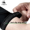 thumbnail image 2 of Manguitos acolchados para voleibol L LK SPORTS con orificio para el pulgar, negros, 2 of 5