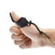 thumbnail image 4 of Eigraketly Anillo protector de punta de dedo de Neries Protector de práctica portátil con cuerda de dibujo elástica antideslizante accesorios de tiro y tiro con Negro Eigraketly OD002649-01, 4 of 6