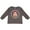 Charcoal Grey, variant on Matryoshka Russian Cute Pink Nesting Doll Girls Long Sleeve Toddler T-Shirt