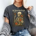 thumbnail image 3 of Christian Faith Dry Bones Come to Life Skeleton Floral Unisex T-Shirt, Sizes S-5XL - Gategoo, 3 of 5