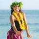 thumbnail image 3 of Collares de Flores Hawaianos | Colores Brillantes Surtidos | Decoraciones para Fiestas de Verano En La Playa y La Piscina | Accesorios Tropicales para Luau | Paquete de 12 Collares de Flores de Polié, 3 of 3