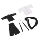 thumbnail image 3 of Conjunto de disfraz de samurái a escala 1:12 de 4 piezas, disfraz de abrigo de figura masculina, disfraz de en miniatura para accesorios de, 3 of 9