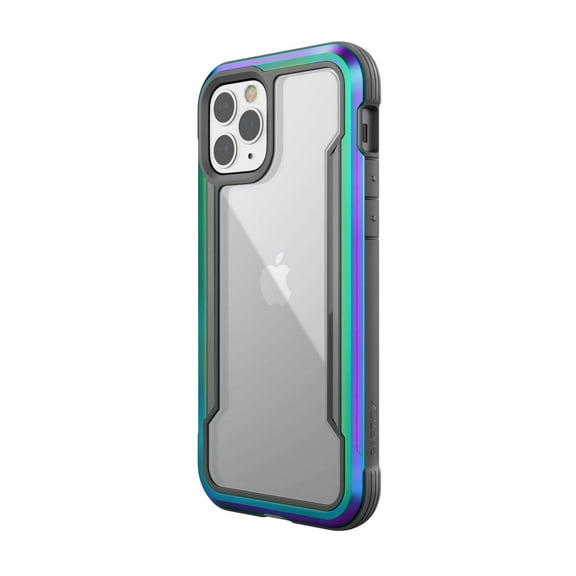 Raptic Shield Case Compatible with iPhone 12 & iPhone 12 Pro Case, Shock Absorbing Protection, Durable Aluminum Frame, 10ft Drop Tested, Fits iPhone 12/12 Pro, Iridescent