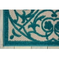 thumbnail image 5 of Nourison Aloha Indoor/Outdoor Aqua 3'6" x 5'6" Area Rug, (4x6), 5 of 7