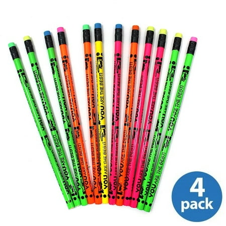 (4 Pack) Moon Products, MPD7932B, You Are The Best Themed Pencils, 1 (The Best Pencils For Writing)