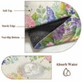 thumbnail image 6 of Easter Bunny Area Rugs 5'x7', Small Throw Rugs for Laundry Room Playroom, Spring Floral Blossom Easter Eggs Watercolor Indoor Outdoor Rug Non-Slip Low Pile Carpet Runner Reversible Floor Mats, 6 of 8