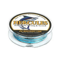 HERCULES Super Strong 300M 328 Yards Braided Fishing Line 40 LB Test for Saltwater Freshwater PE Braid Fish Lines 4 Strands - Blue Camo, 40LB (18.1KG), 0.32MM