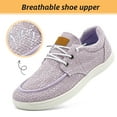 thumbnail image 2 of Men Women Lace up Loafers Boat Shoes with Slip On Casual Shoe for Lightweight Canvas Loafer Comfortable, 2 of 7