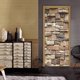 thumbnail image 2 of (77x200cmV)Door Sticker Trompe l'oeil Effect 3D Interior PVC Wall Stickers for Decoration Wall Living Room Kitchen Bedroom Bathroom Wallpaper, 2 of 5