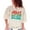 Ivory, variant on Jolly Little Dude, Groovy Retro Wavy Text, Butter Comfort Colors T-Shirt, Medium
