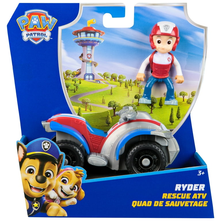 PAW Patrol ATV Vehicle with Collectible Ryder Figure, Sustainably