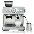 thumbnail image 3 of Garvee 20 Bar Espresso Machines, Professional Coffee Machine with Grinder and Milk Frother Steam Wand for Home/Office, 1400W, Silver, 3 of 9