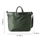 thumbnail image 3 of Bolso grande de nailon para mujer | Bolso bandolera impermeable de 35 l para el trabajo, la escuela, el gimnasio y viajes | Con cierre, ligero y con bolsa de malla | Negro, verde militar, azul marino, 3 of 8