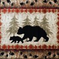 thumbnail image 7 of Masada Rugs Cabin Lodge Area Rug Bear and Cub scene (5 Feet 3 Inch X 7 Feet), 7 of 7