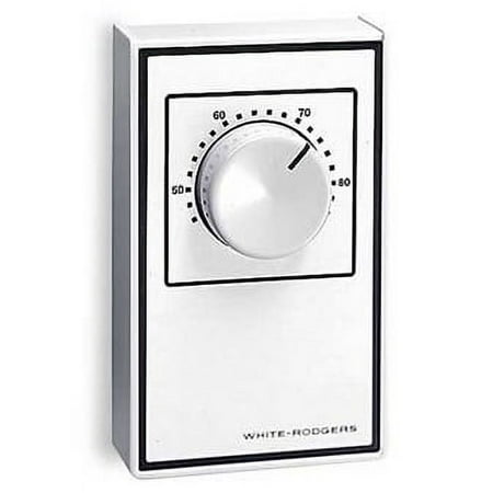White-Rodgers 1A65-641 Mechanical Thermostat Direct Wired ;Grey