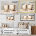 thumbnail image 4 of Designart "Coffee Cups In Simplicity" Utensils Canvas Art Print, 4 of 7