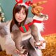 thumbnail image 4 of Juguete de peluche de Reno de simulación, muñeco de peluche de ciervo de Navidad, alce de Navidad, juguetes suaves, decoración de Feliz Navidad y Año Nuevo, los mejores regalos para niños, 4 of 4