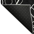 thumbnail image 5 of Addison Rugs Chantille Indoor/Outdoor Transitional Geometric Black Machine Washable Rectangle Rug, 5' x 7'6", 5 of 8