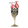 thumbnail image 1 of Taza de calavera de acero inoxidable, taza de cerveza medieval, taza de café de resina 3D, para bebida, café, cerveza, decoración de Halloween (Santo Grial), 1 of 5