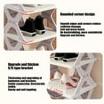 thumbnail image 6 of Oggfader 2 Tier Gray Folding Shoe Rack - No Assembly Required, Space-Saving for Entryway Small Spaces, Plastic, Accommodates Larger Shoes, 6 of 6