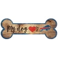 thumbnail image 1 of Buffalo Bills 6" x 12" Dog Bone Sign, 1 of 2
