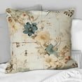 thumbnail image 2 of Designart "Harmonious Flower Beauty In Vintage Countryhouse III" Patchwork Printed Throw Pillow, 2 of 5