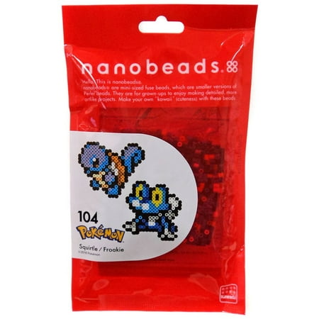 Nanobeads Pokemon Froakie & Squirtle Craft Sprite Bead