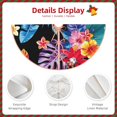 thumbnail image 5 of Kll Tropical Palm Leaves Christmas Tree Skirt 30",Party Decorations Farmhouse For Christmas Decorations Holiday Party, 5 of 8