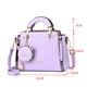 thumbnail image 3 of Btafrte Bolsos Cruzados A La Cuero para Mujer Bolsos Bonitos Con Forma Gato Bolsos Con Monedero (púrpura), 3 of 6