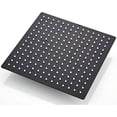 thumbnail image 6 of 12 Inch Matte Black Rainfall Shower Head High Pressure Adjustable Ultra-Thin Stainless Steel Square Sprayer for Bathroom, 6 of 8