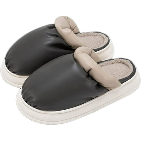 

PIKADINGNIS Women House Slippers Cozy Plush Fur Home Slipper Fuzzy Bedroom Shoes Indoor Outdoor
