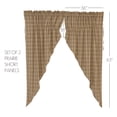 thumbnail image 2 of VHC Brands Cotton Prairie Short Window Curtain Panel Set, Tan (2 Panels), 2 of 7